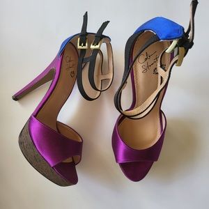 Colin Stuart Colorblock Sandals